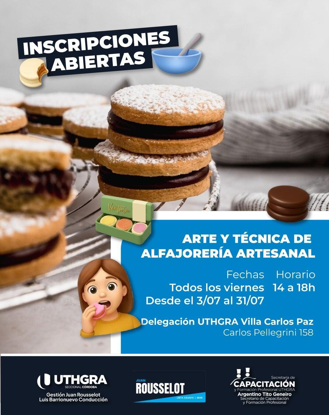 Nuevo Curso de Alfajorería Artesanal en Villa Carlos Paz